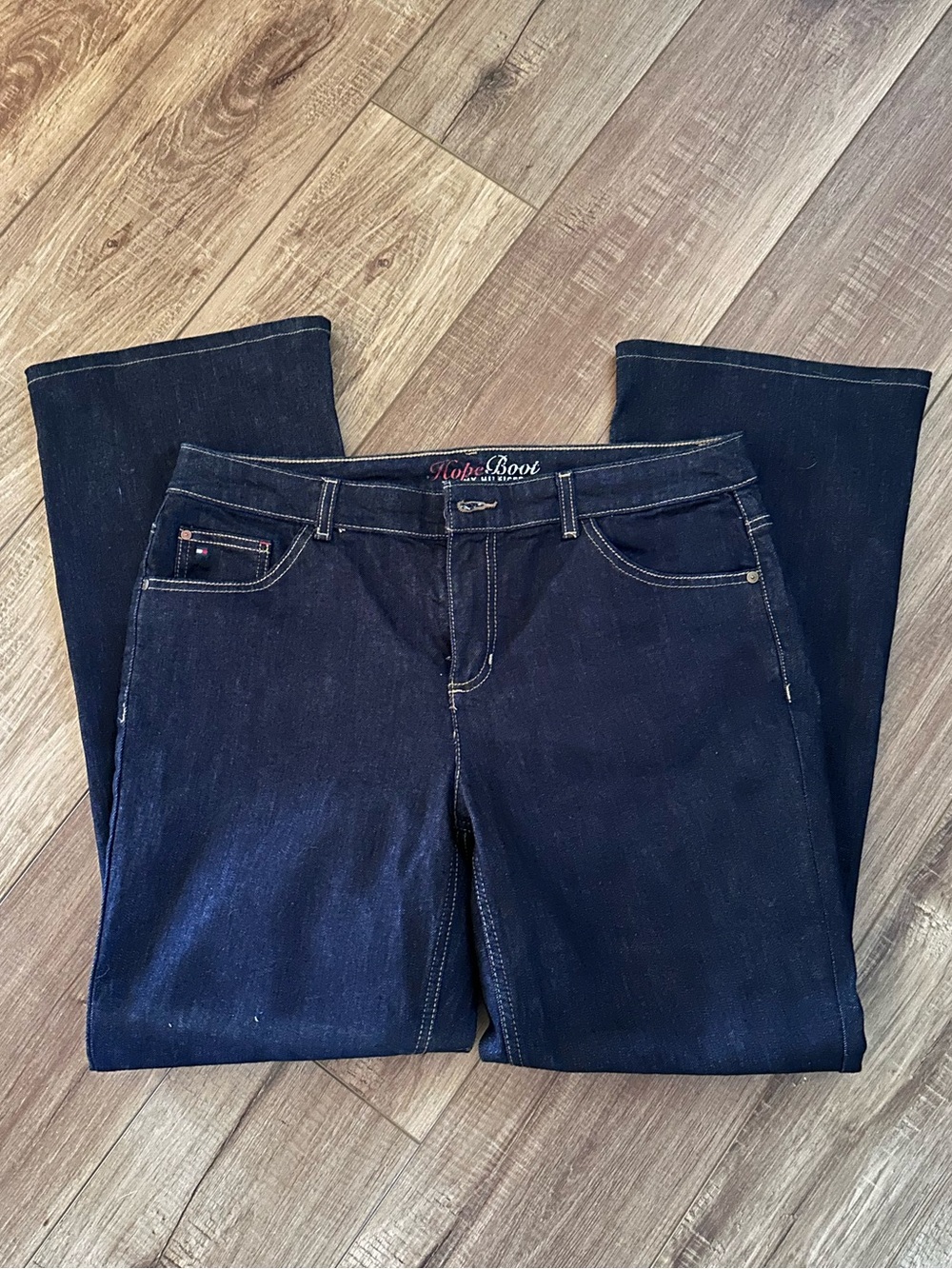 Tommy Hilfiger Hope Boot Dark Wash Bootcut Jeans - Womens 14